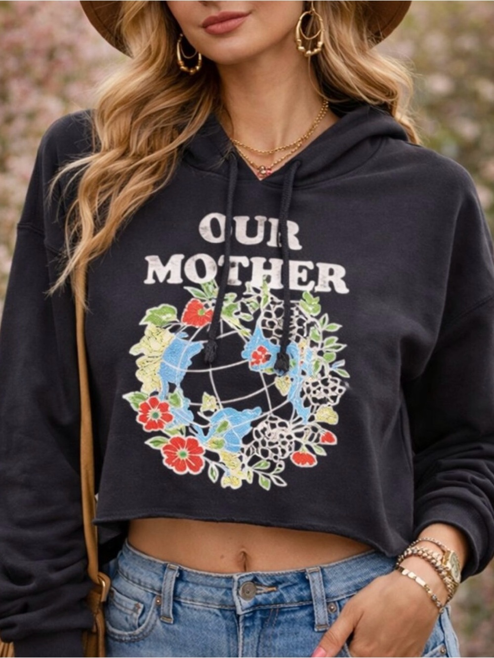 NWT Levi’s Women’s Our Mother Cropped Hoodie